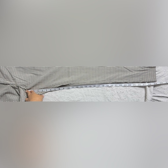 Men's Checkered Pants - Beige - Picture 3 of 4